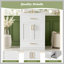 Meuble-lavabo 24 po avec lavabo en céramique intégré, armoire de salle de bain avec 2 portes, 1 tiroir basculant, meuble-lavabo simple pour salle de bain de petite et moyenne taille, blanc-630827199