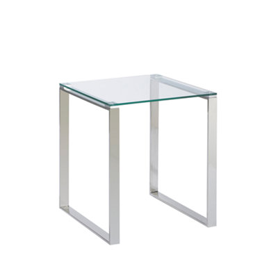 Table de bout en verre