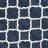 Carolene Hand Tufted Wool/Cotton/Latex Geometric Rug in Blue/Ivory-411302282