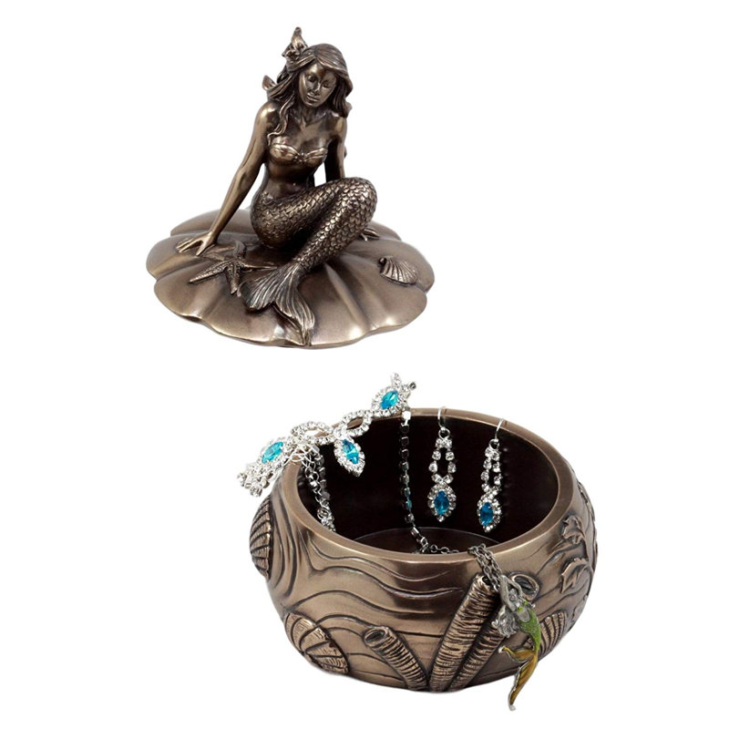 Boîte à bijoux désirant sirène