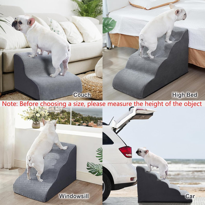 Dog Steps For High Bed PETMAKER Dog Stairs For Small Dogs
