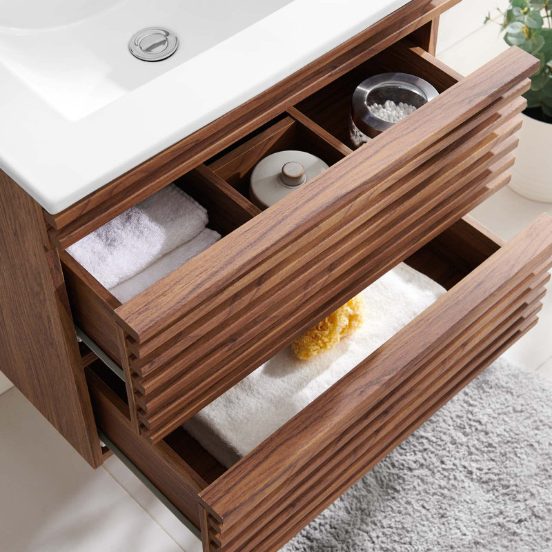 Meuble-lavabo mural 24 po Render
