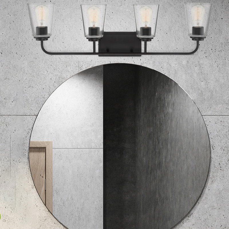 Luminaire suspendu 4 lumières Merilian Kenilworth, Noir mat