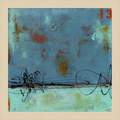 Blue Bay Marina I Print by Erin Ashley
