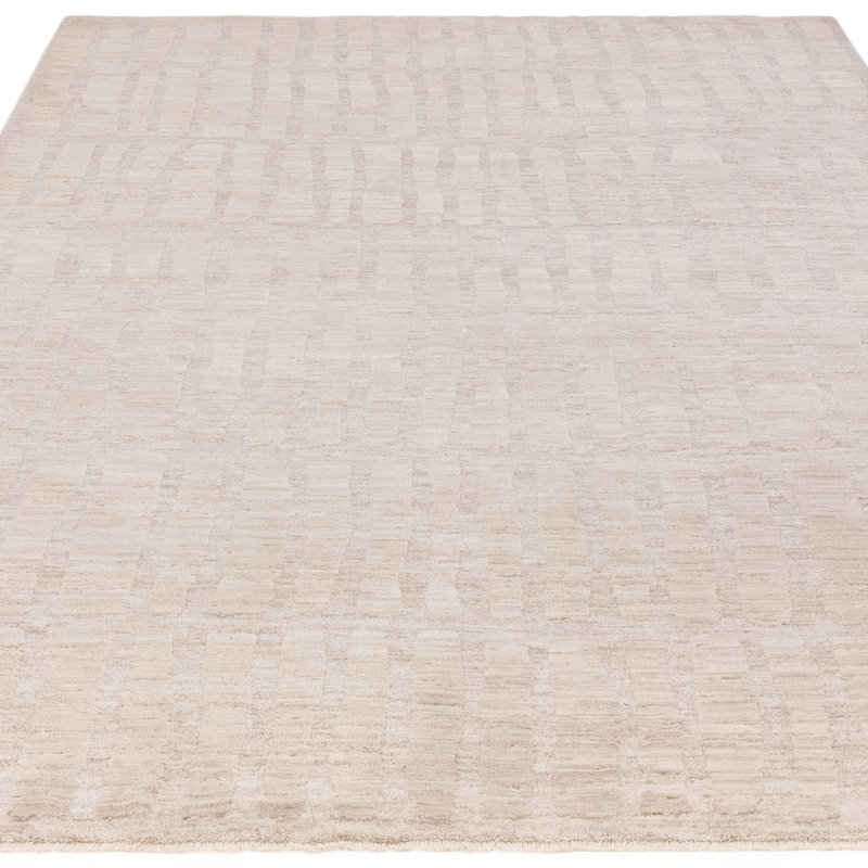 Asiatic Laurent Grid Cream Area Rug, Rectangle 160 x 240 cm