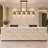 Lateefah-A 38.5" W 5 - Light Modern Kitchen Island Linear Black/Brass Pendant Light 