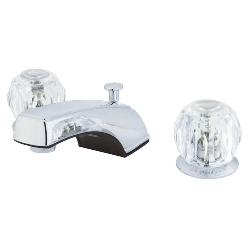 Robinet de salle de bain surdimensionné Americana avec bonde, Avec bonde en plastique