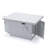 Chelsea Rectangle Aluminum Propane Smokeless Fire Pit Table with Hidden Fuel Tank-1138056778