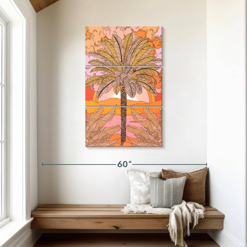 Palmier orange Harnek, H 45 po x l 28 po