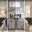 Édredon bleu marine pour grand lit - Coussins décoratifs inclus