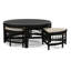 Raffles Rattan Cocktail Table with Benches-71441852-71441908