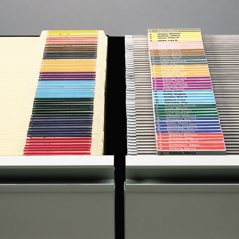 Smead® Bulk Pack Refill For Viewables® Hanging Fol Laminate Hanging Files Open