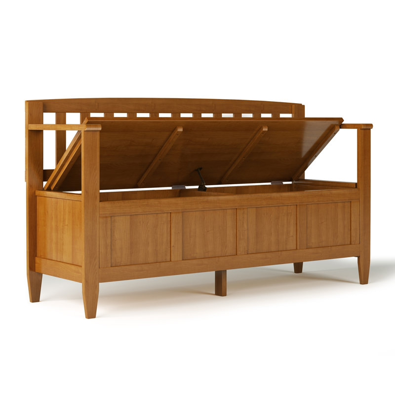 Banc de rangement pour hall d'entrée Brooklyn, Light Natural
