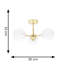 Aamira Glass Semi Flush Mount-1697668118
