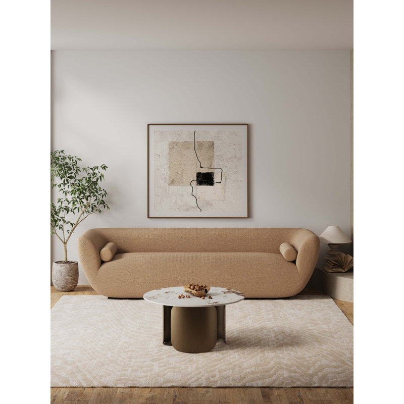 Table basse en bronze fritté Monica
