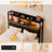 Storage Upholstered PU Headboard With LED Lights & Charging Station-20747470-20747471