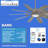 65" Barn 10 - Blade LED Smart Standard Ceiling Fan with Remote Control and Light Kit Included-43006878