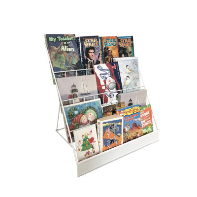 FixtureDisplays 17.5 in. Rotating Magazine Rack