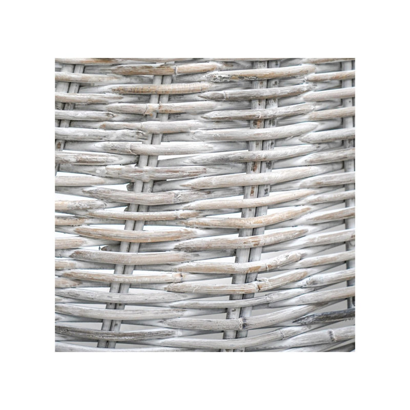Wicker Tree Skirt White 60cm