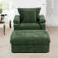 Fauteuil surdimensionné en chenille avec repose-pieds, fauteuil-lit avec porte-gobelets et ports de charge USB-1261781403