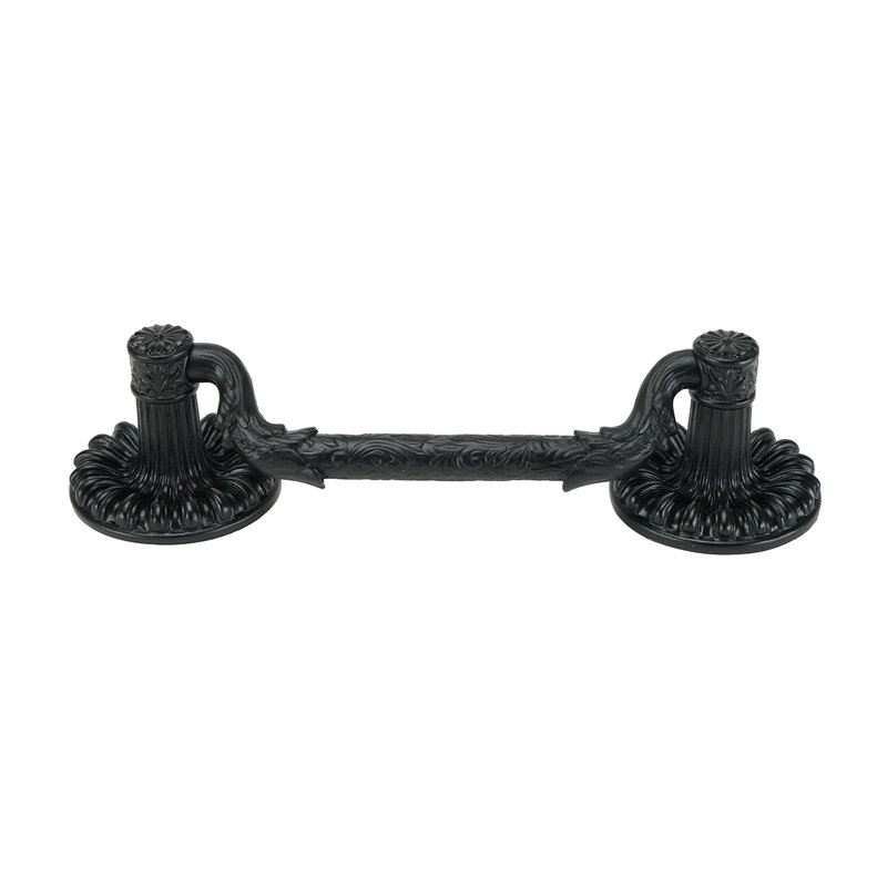 3-1/2” C TO C NANTUCKET PULL ANTIQUE FINISH, Matte Black