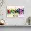 «Paris Skyline Colors» sur impression sur toile-1514945174