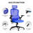 Omir Ergonomic Office Chair With Lumbar Support & Flip Up Arms Home Office Desk Chairs Rockable Swivel High Back Computer Chair  Mesh Study Chair-114488473