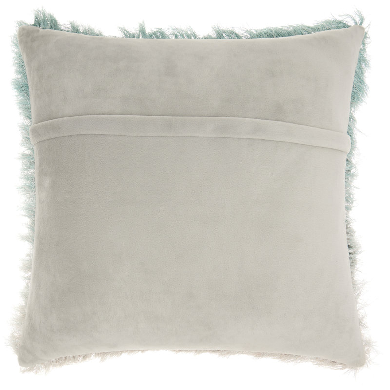 Housse de coussin carré et insert, Céladon