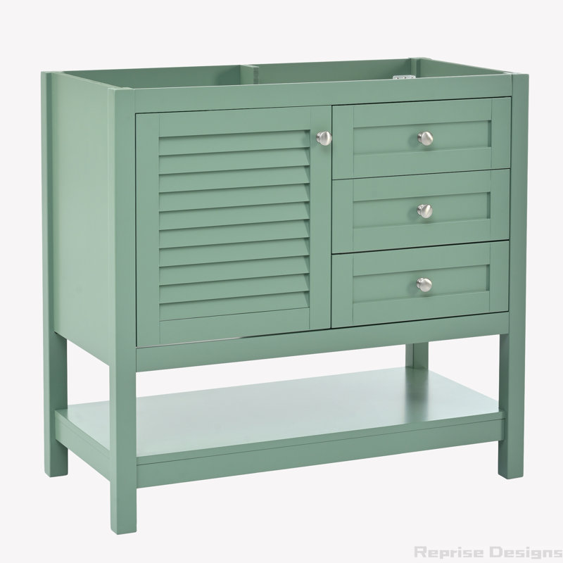 35.03'' Single Bathroom Vanity Base Only