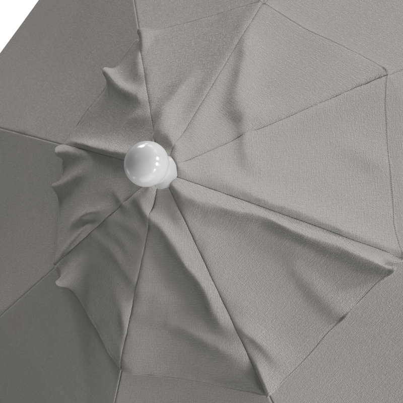Parasol de patio commercial en bois gris 11 pi, Granite