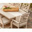 Ensemble repas 9 pièces Martha Stewart par POLYWOOD Chinoiserie avec pieds en tréteaux-104842396