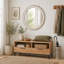 Miroir mural rond en bois pour meuble-lavabo-1933351568