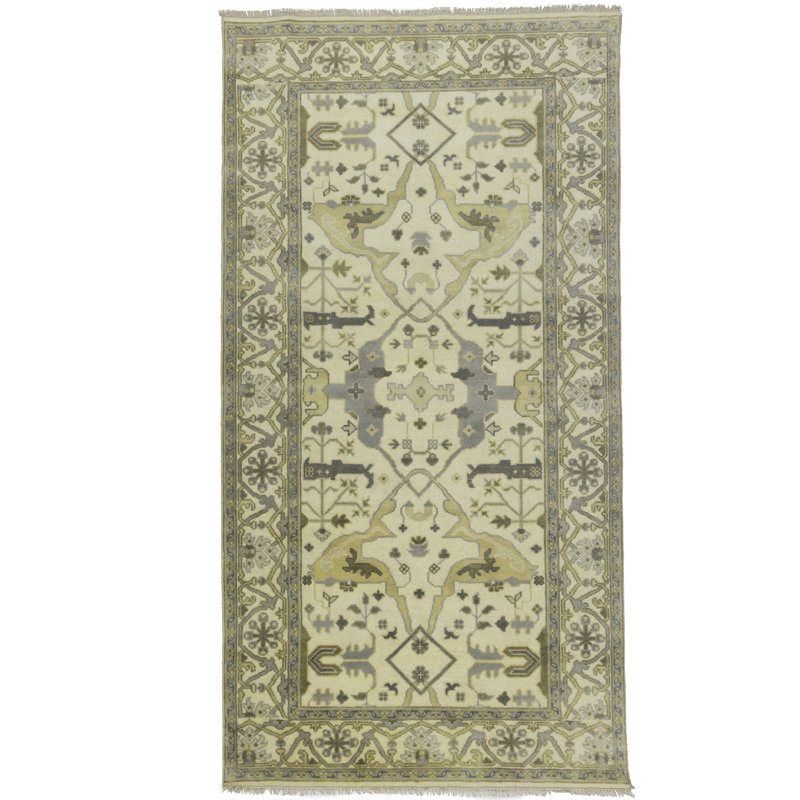 Tapis en laine , Rectangle 6 pi 1 po x 11 pi 8 po