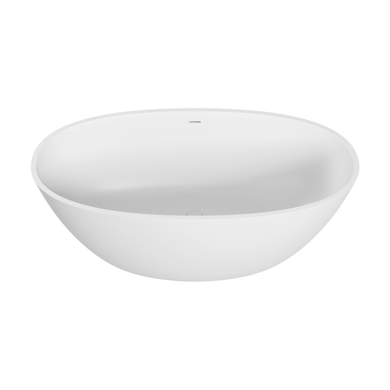 Baignoire de trempage Acquabella Ruby 2, Blanc lustré, H 24 po x L 59 po x l 30 po