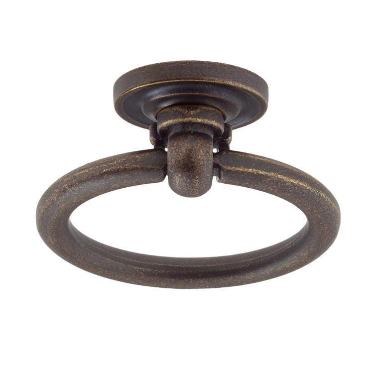 4 PCs Vintage Antique Brass Ring Pulls - Pure Solid Brass Cabinet Hardware-  Ring Size 1.4-in (3.5 cm) : Amazon.in: Home Improvement