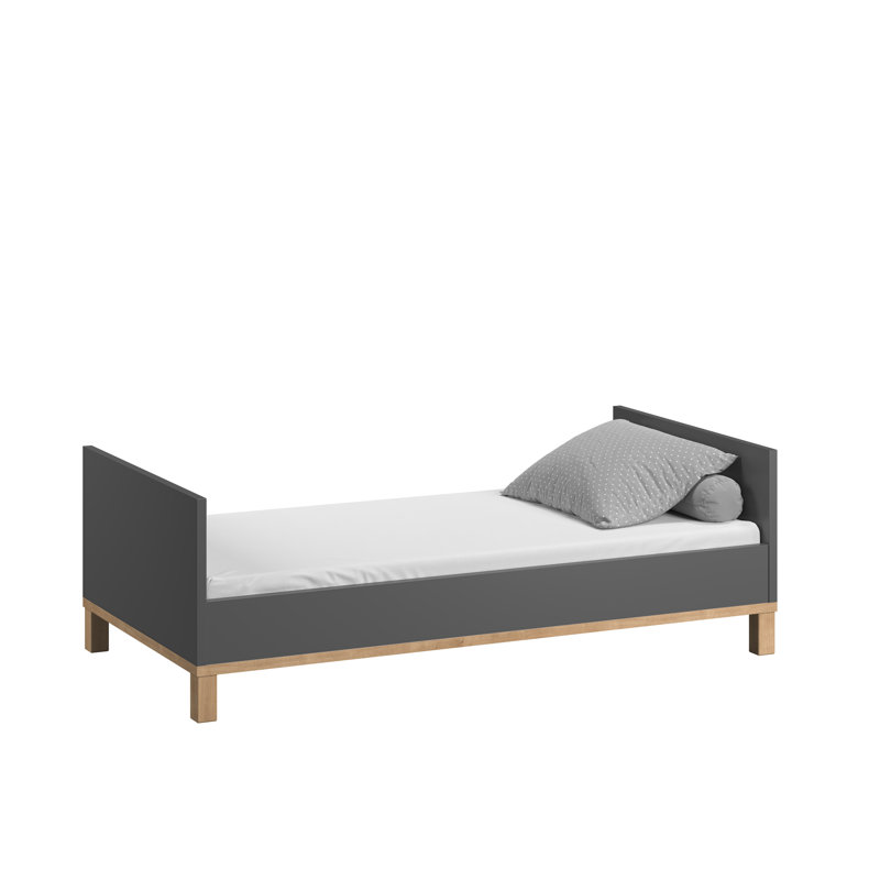 Cornett Cot Bed, Graphite/Oak