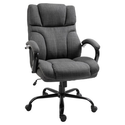 500Lbs Big And Tall Home Office  Chair With Wide Seat, Ergonomic Executive Office Computer Chair -  Hokku Designs, FE24268BF89642C89BA1768AAA454134