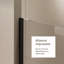 Porte de douche en verre, porte de douche coulissante l 30 à 60 po x H 72 po à double usage, panneau de verre épais de 1/4 po avec poignée, barre de soutien