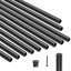 Balustrades d'escalier en métal, paquet de 101 broches en aluminium avec vis / capuchons de rail-111031283