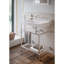 Gloss White Fireclay Rectangular Console Bathroom Sink with Overflow-49500061-119116969