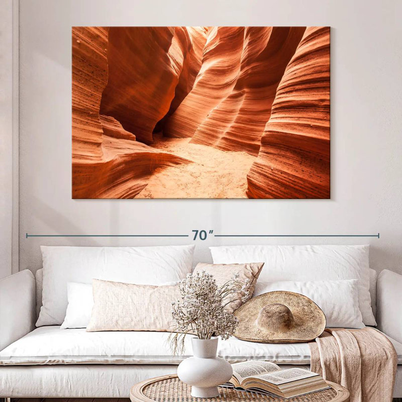 Alvord Antelope Canyon Formes fascinantes, H 34 po x l 51 po