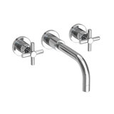 East Linear Wall Mount Bathroom Faucet