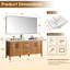 Meuble-lavabo double 72 po Howes