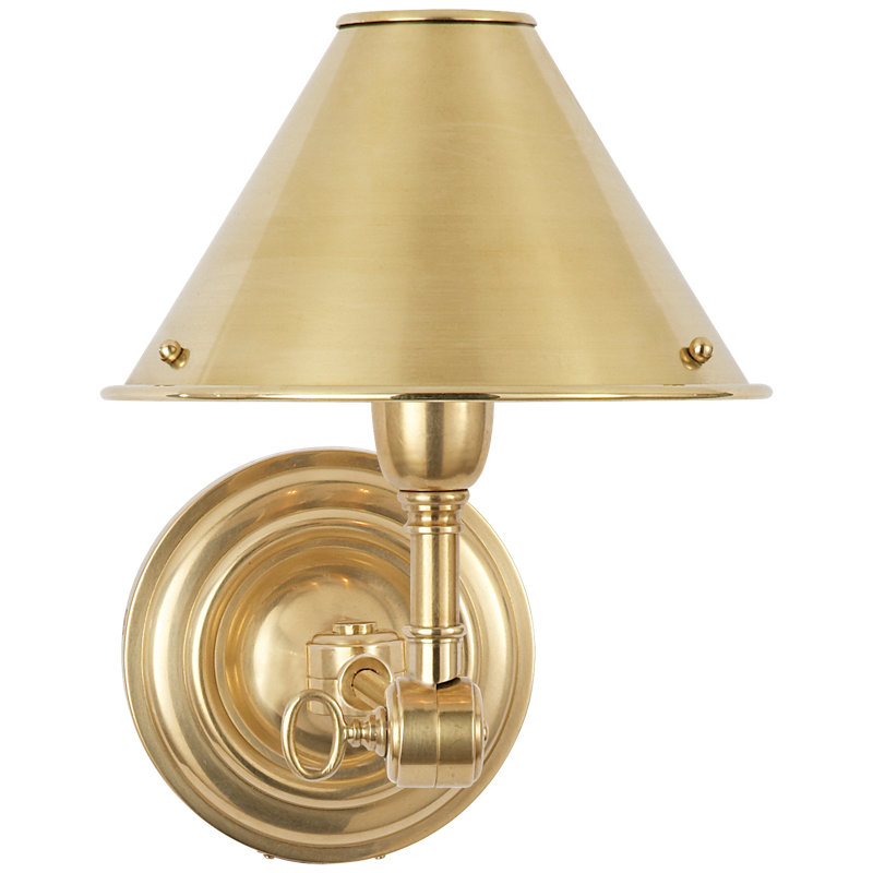 Ralph Lauren Anette 1 - Light Armed Sconce, Natural Brass