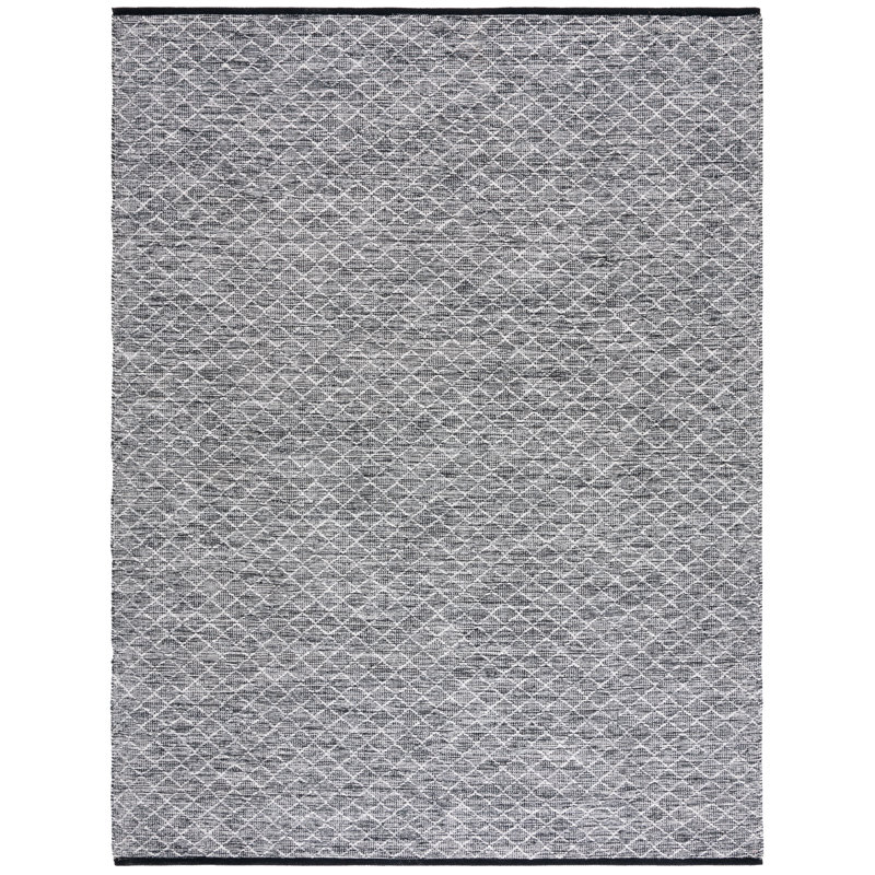 Plarent Flatweave Cotton Geometric Rug, Rectangle 8' x 10'