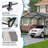 Metal Carport 10 ×15 FT Heavy Duty with Galvanized Steel Roof, Metal Garage Canopy with Galvanized Steel Roof & Frame, Car Tent Outdoor Storage Shed for Car, Boats and Truck, Gray