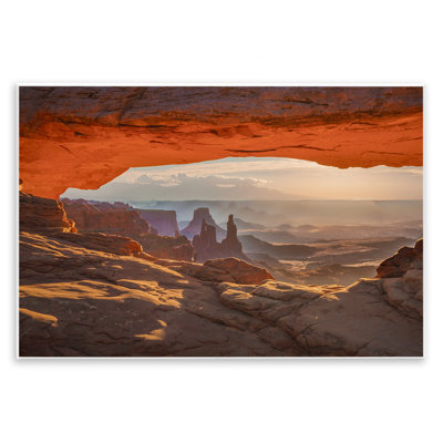 Under Canyon Rocks View Wall Plaque Art by Marty Hulsebos
