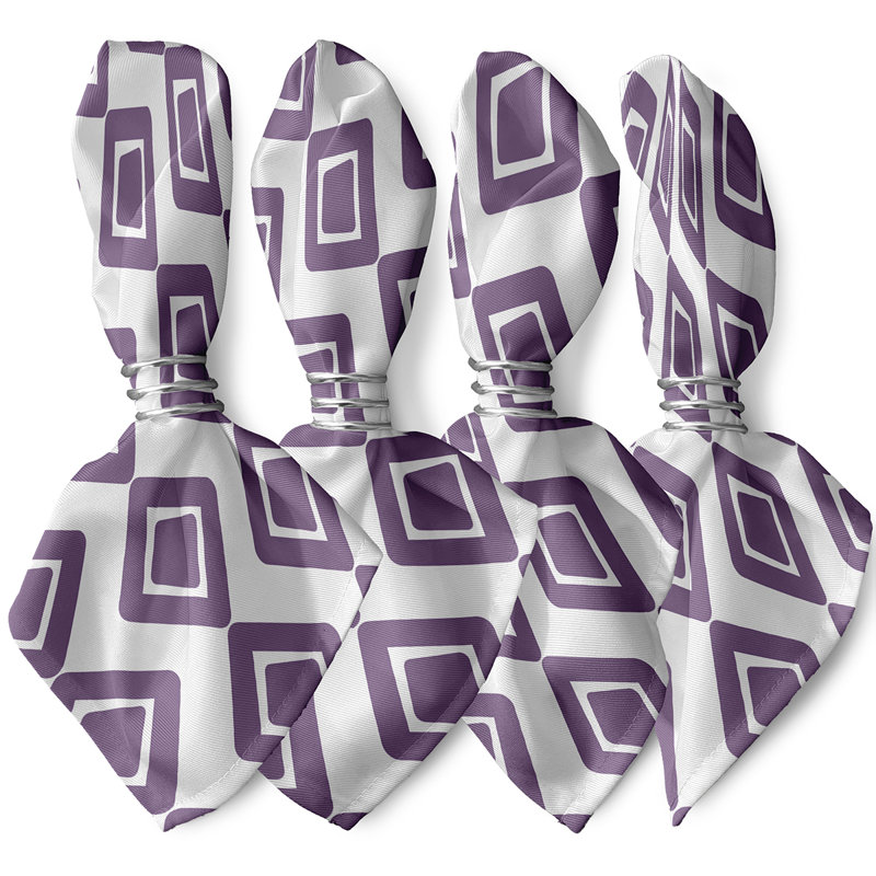 Serviette 22 po Ferrier, Mauve