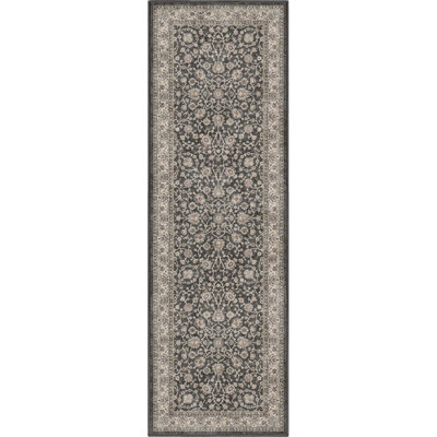 Dyrk Rome Vintage Oriental Persian Black Rug