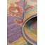 Tapis teint en laine mauve clair Oushak 5 x 7